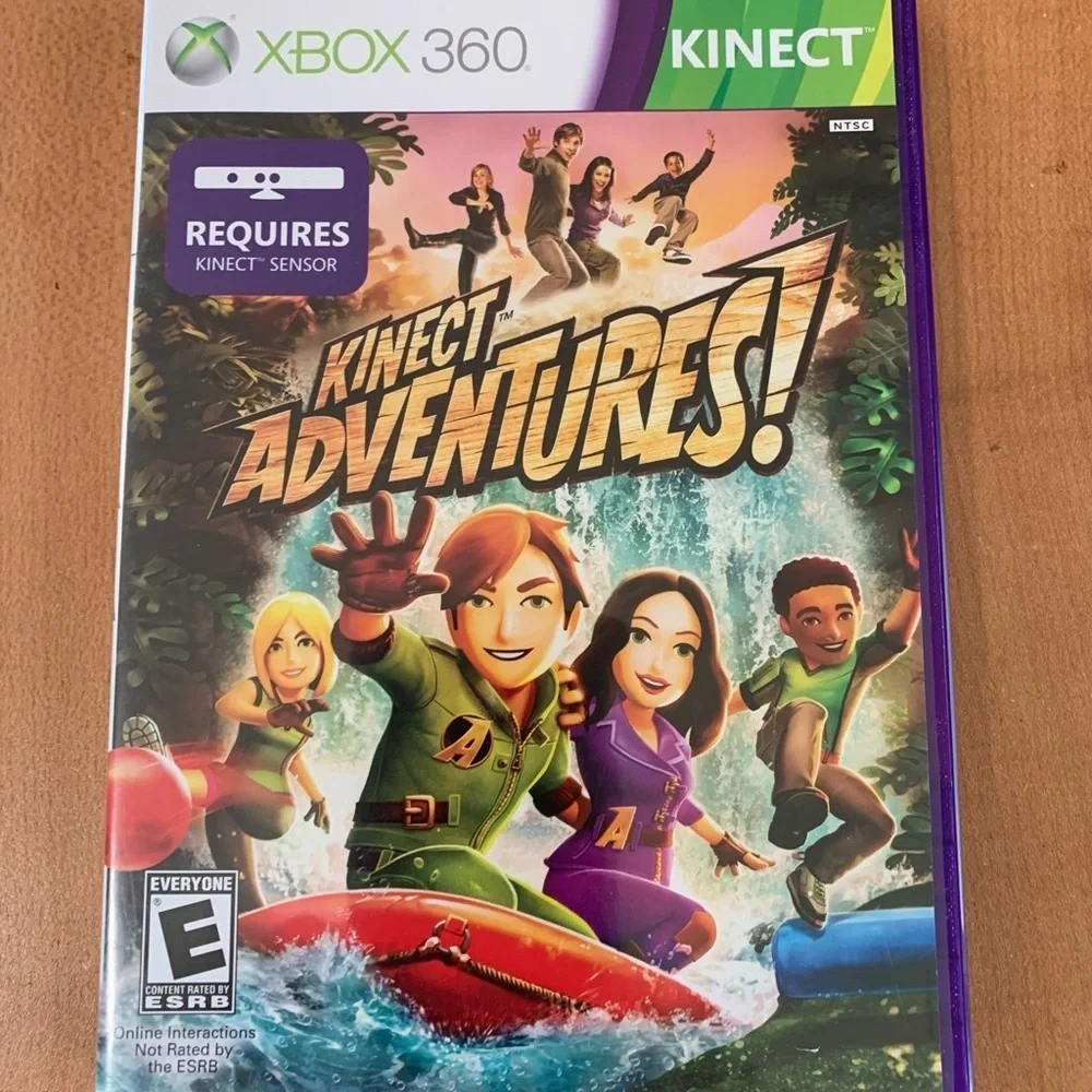 Xbox 360 Kinect Adventures dvd video games